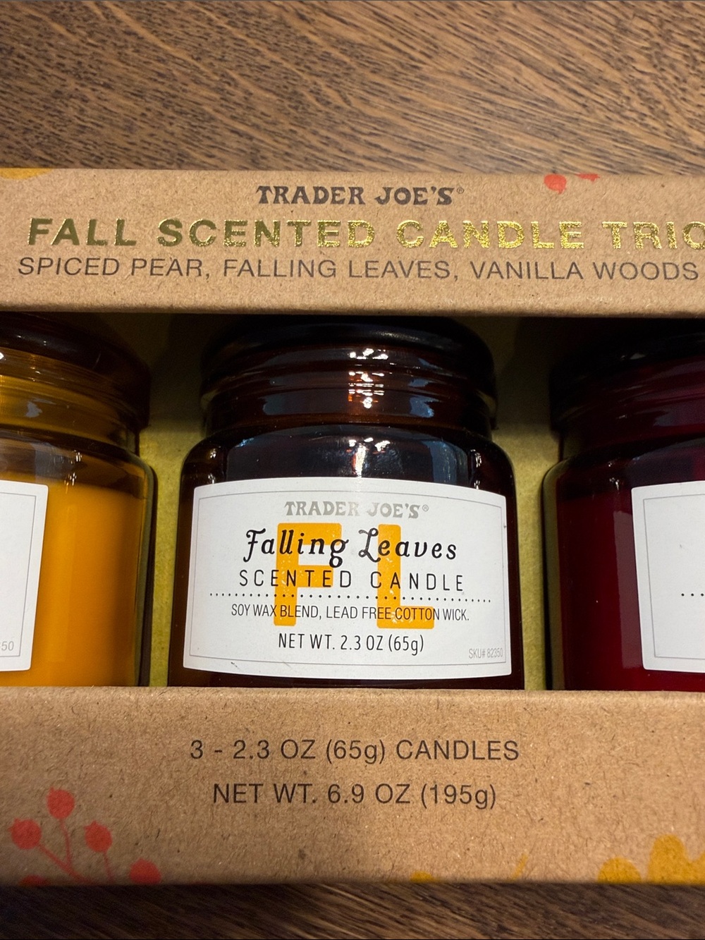 Trader Joe’s Fall Scented Candle Trio - Picture 6 of 7